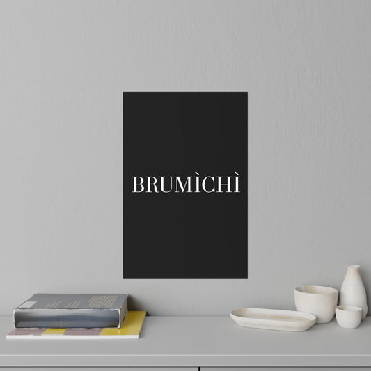 Elegant BRUMÌCHÌ Wall Decal | Modern Minimalist Home Decor