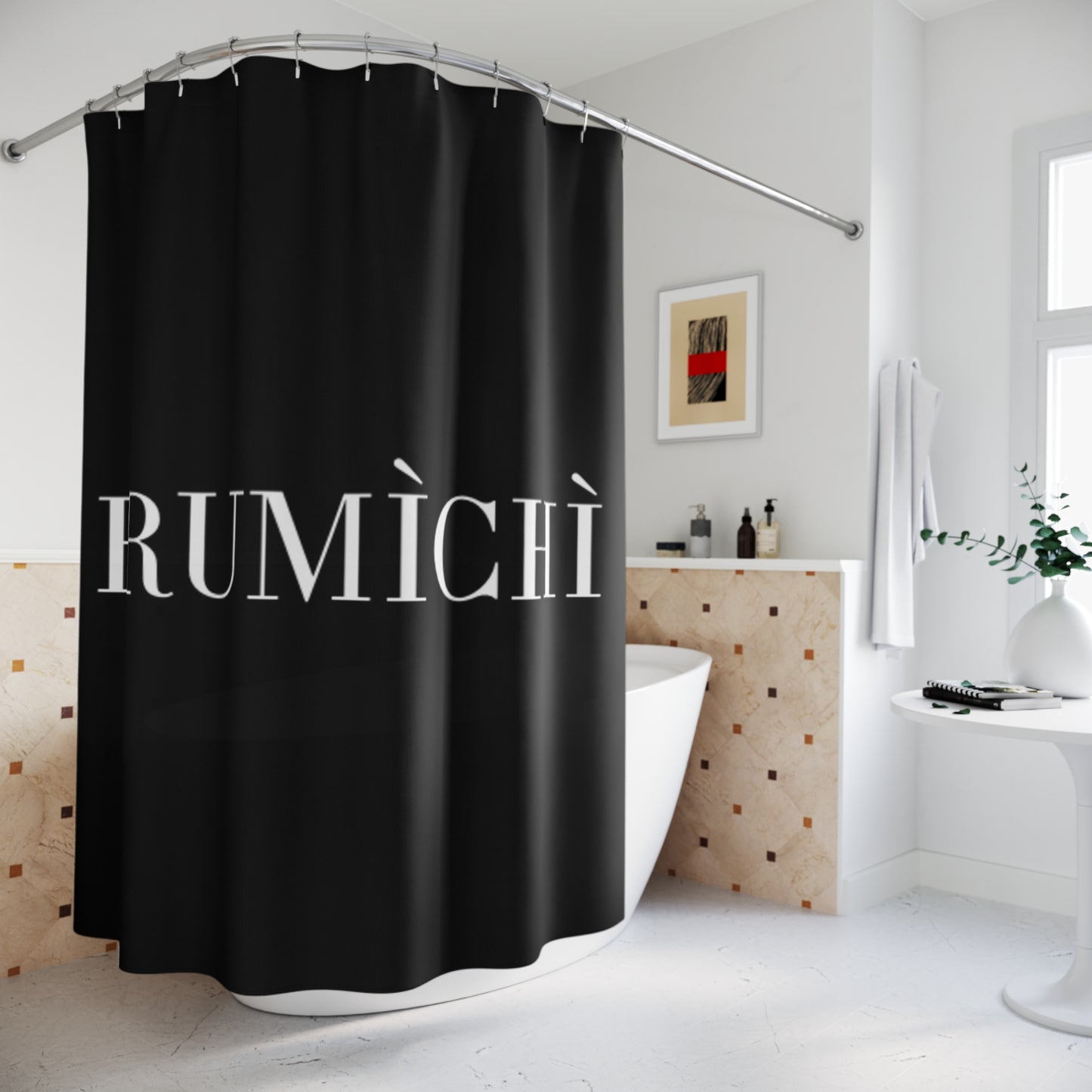 Brumichi Shower Curtain – Artistic Modern Bathroom Decor