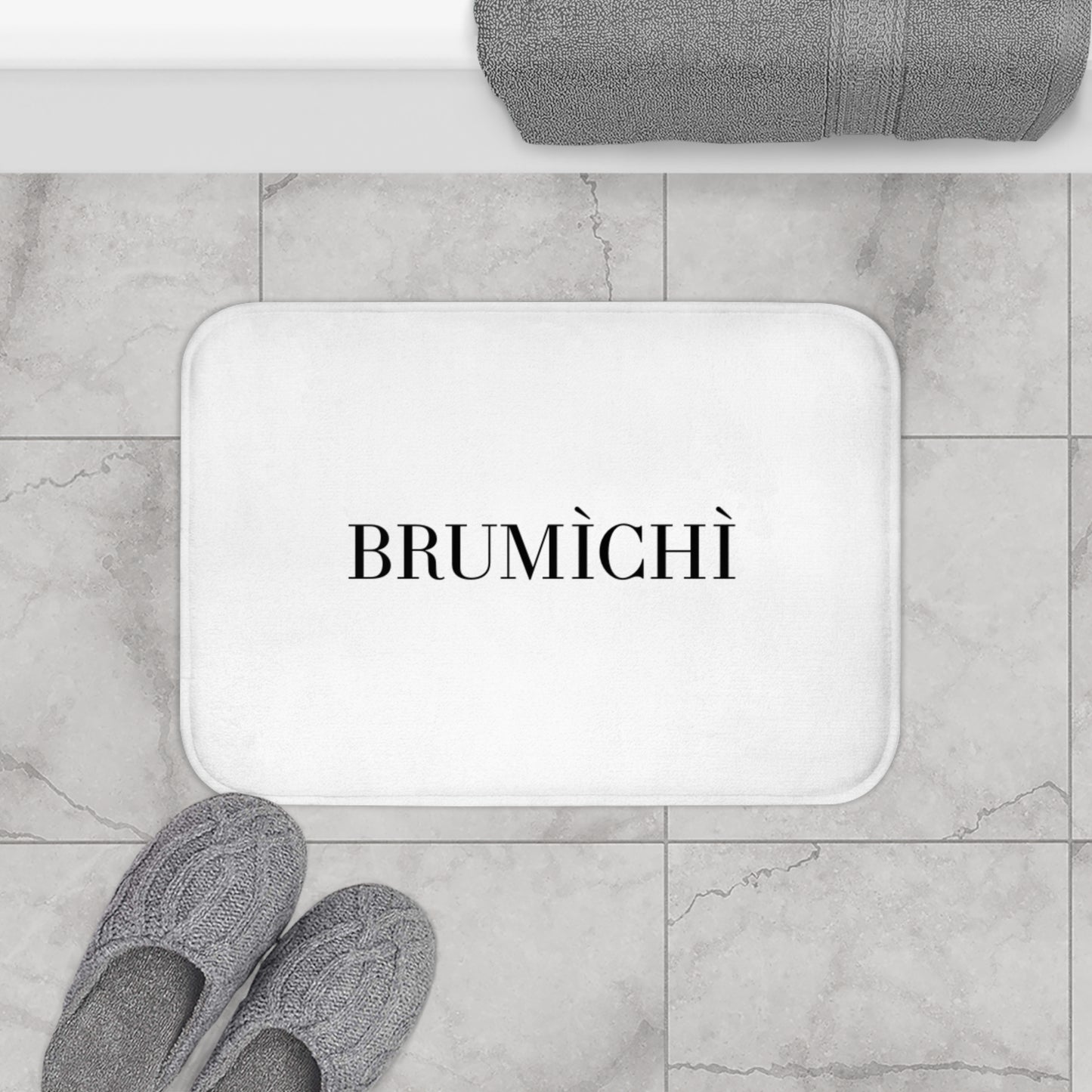 Elegant BRUMÌCHÌ Bath Mat for a Luxurious Bathroom
