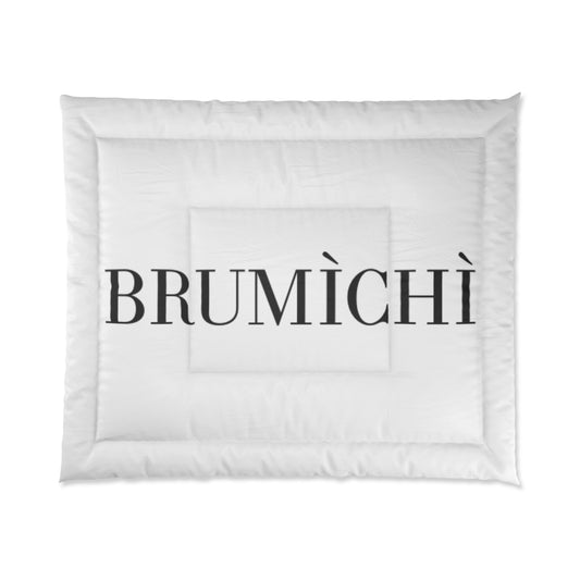 Modern Minimalist Comforter with 'BRUMÌCHÌ' Design – Cozy Bedding for Stylish Bedrooms