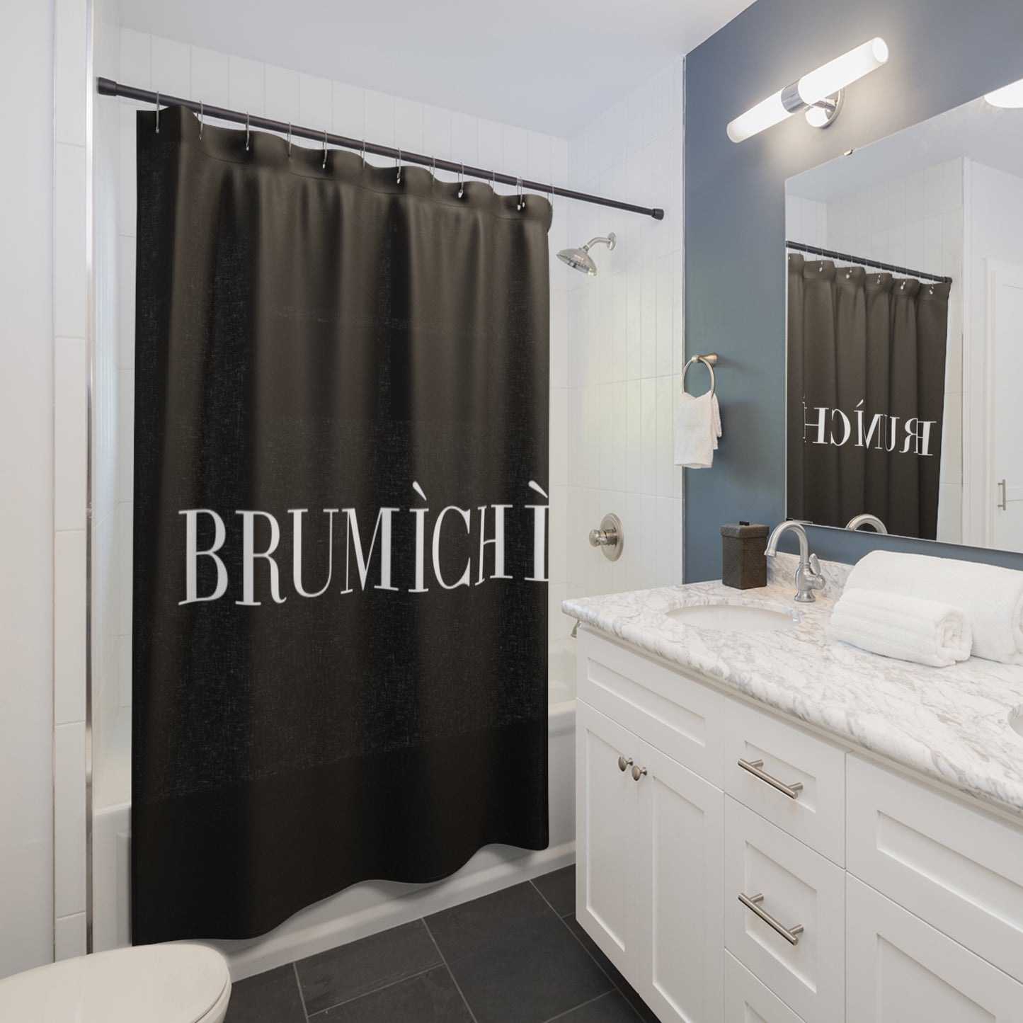 Brumichi Shower Curtain – Artistic Modern Bathroom Decor