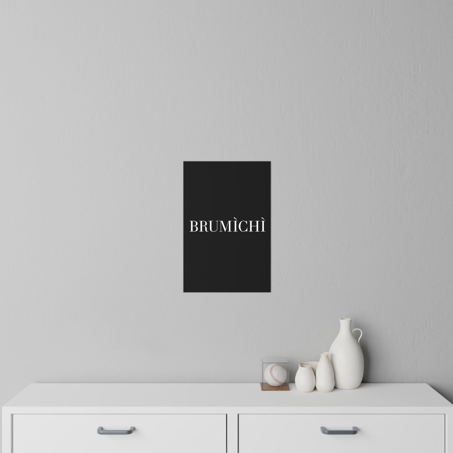 Elegant BRUMÌCHÌ Wall Decal | Modern Minimalist Home Decor