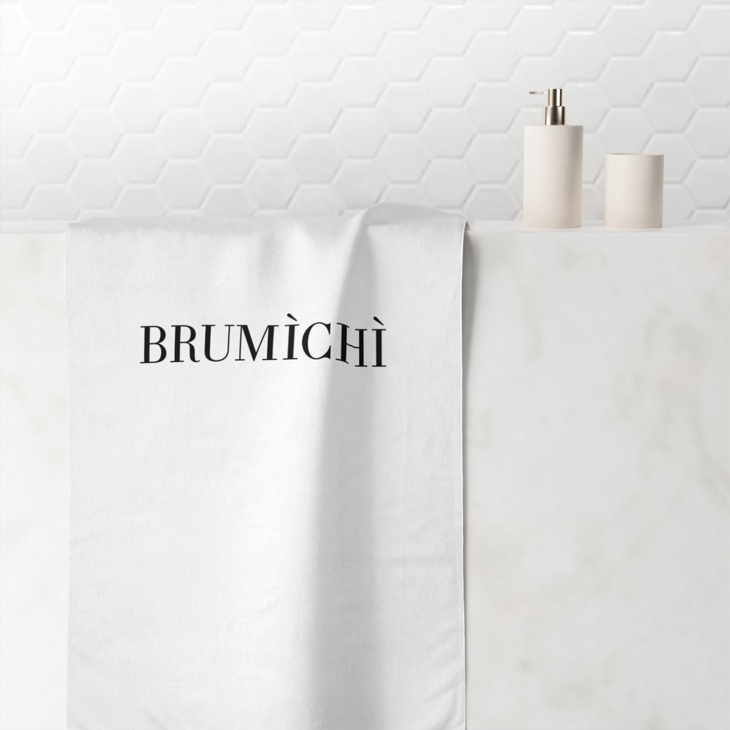 Luxury Mink-Cotton Towel - ‘BRUMÌCHÌ’ Soft Bath Towel for Relaxation and Spa Days