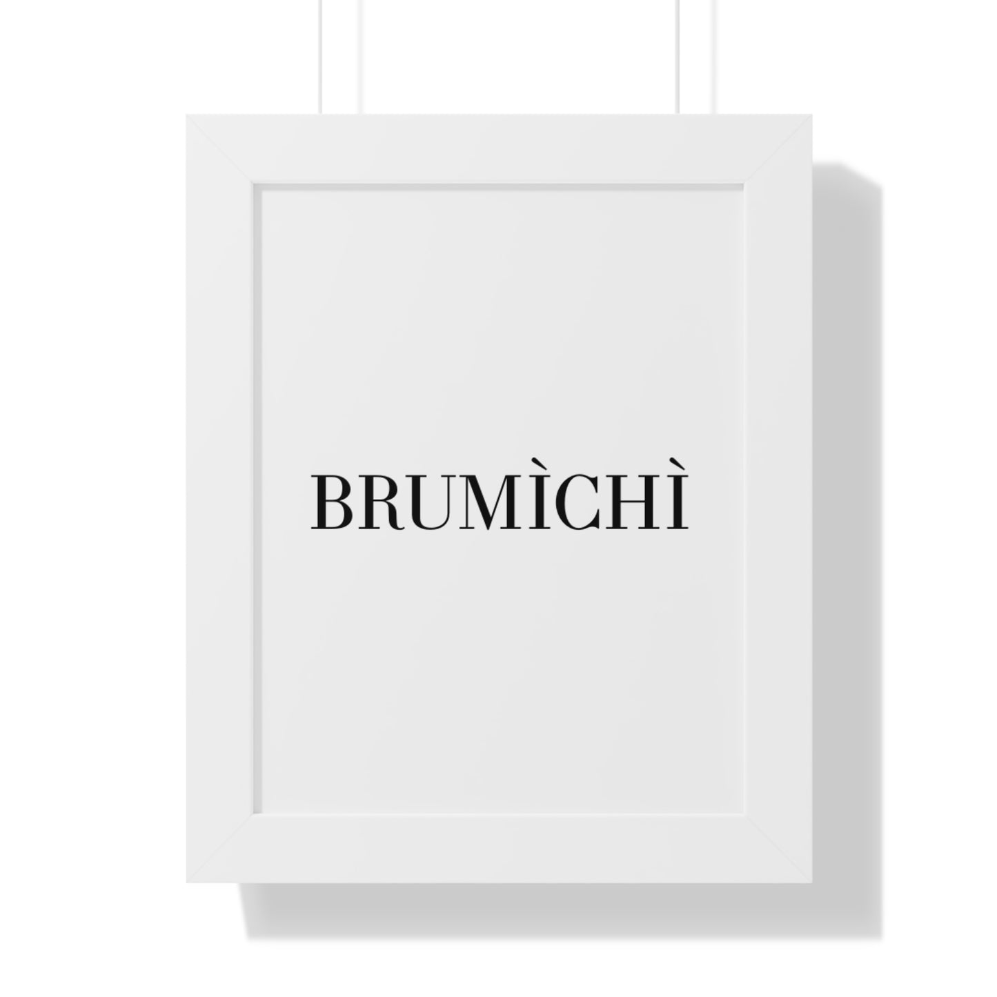Modern Framed Vertical Poster - BRUMÌCHÌ Wall Art for Home Decor