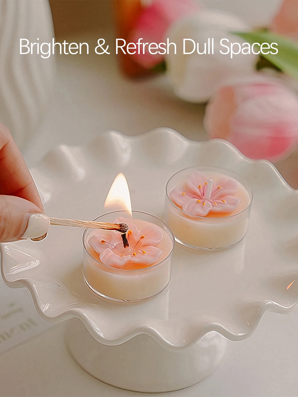 Peach Blossom Candles