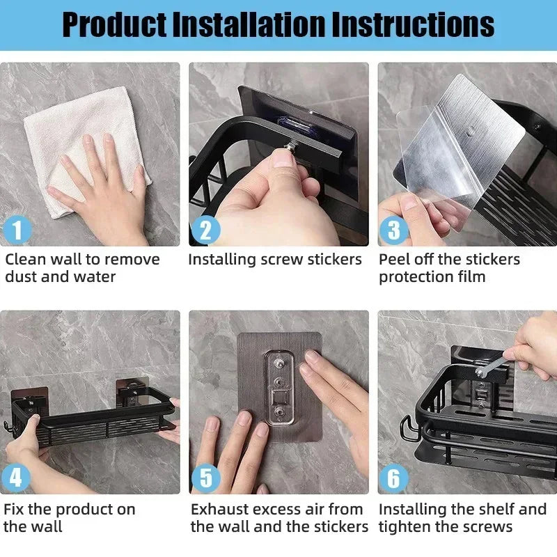 Aluminum Shower Shelf