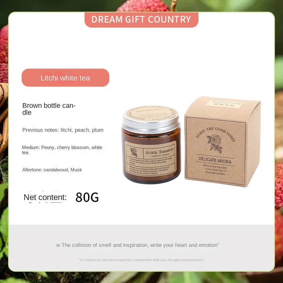 Glass Scented Candle