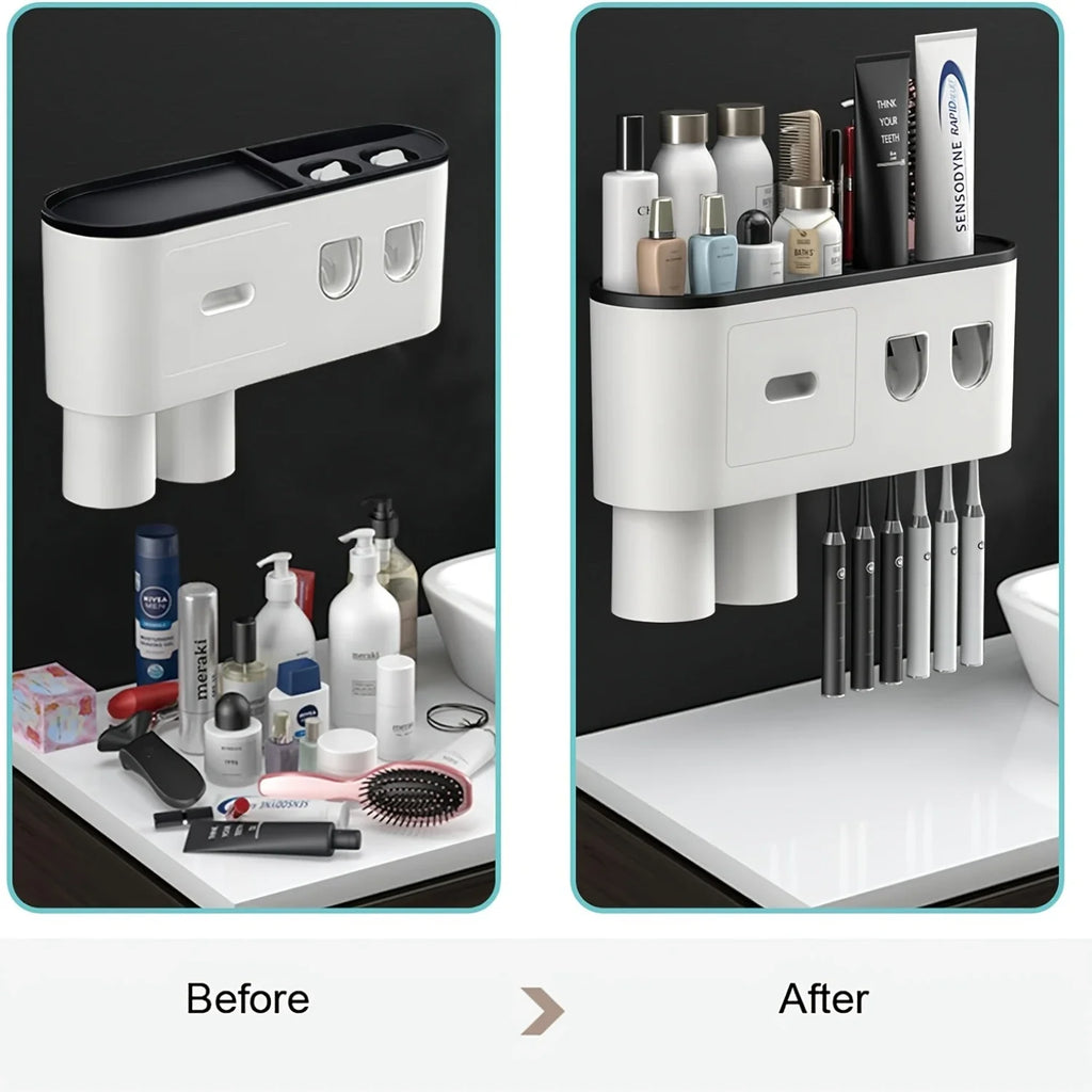 Dual Toothpaste Organizer