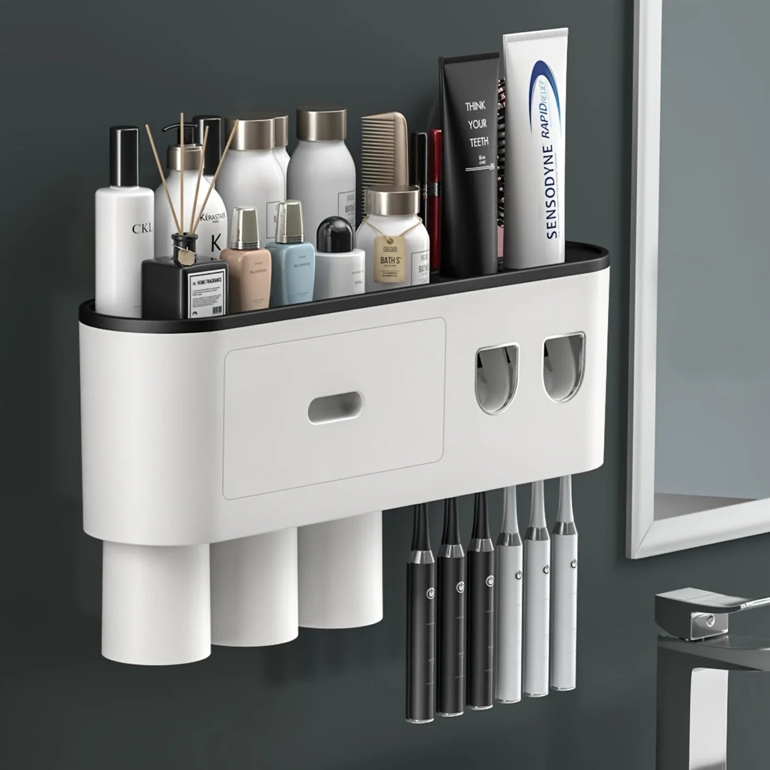 Dual Toothpaste Organizer