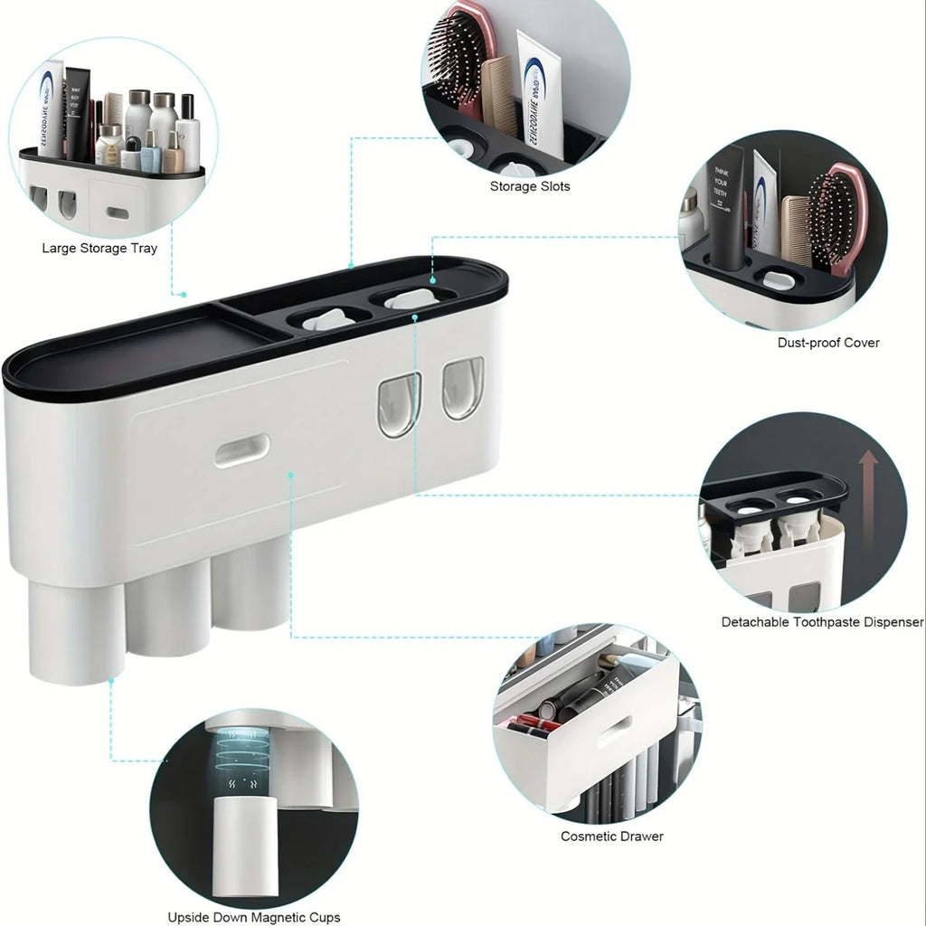 Dual Toothpaste Organizer