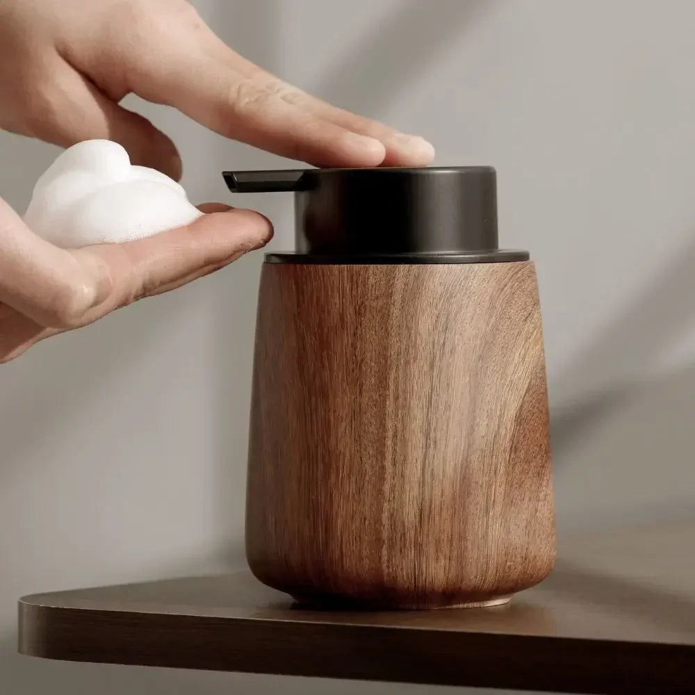 Wood Grain Soap Dispenser