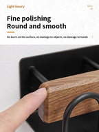 Wood Toothbrush Holder