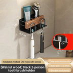 Wood Toothbrush Holder